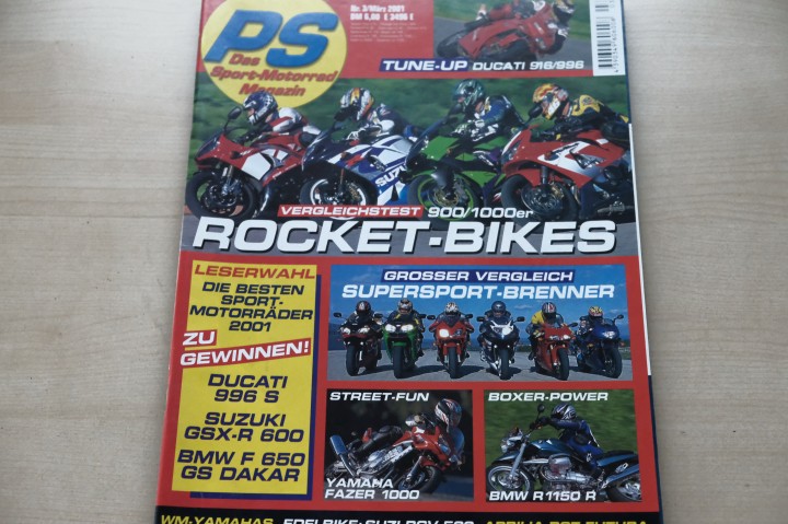 Deckblatt PS Sport Motorrad (03/2001)